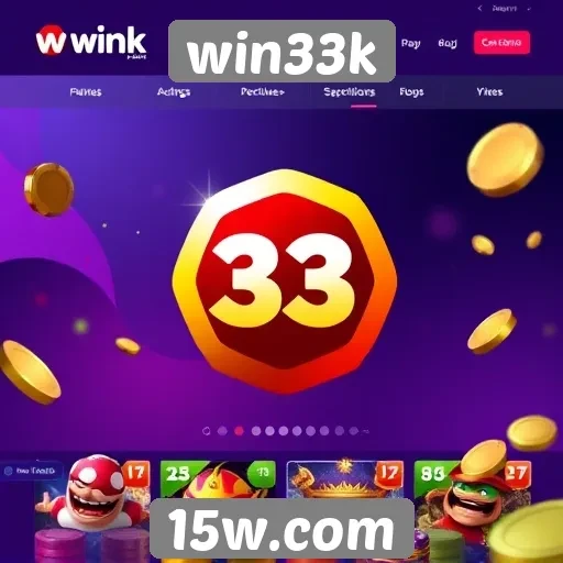Análise das funcionalidades do site win33k